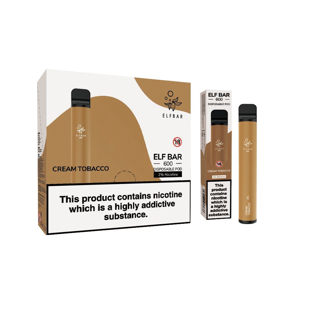 Elf Bar 600 Disposable Vapes 10 pack