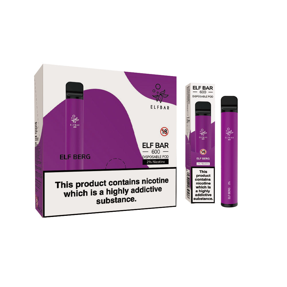 Elf Bar 600 Disposable Vapes 10 pack