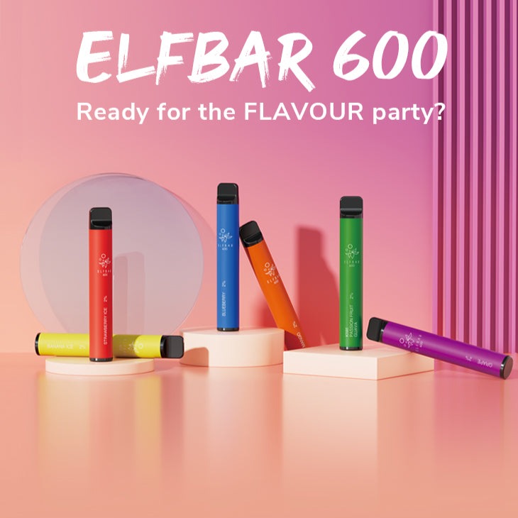 Elf Bar 600 Disposable Vapes 1X10 pack