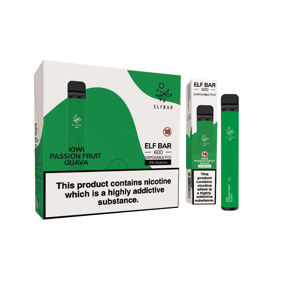 Elf Bar 600 Disposable Vapes 10 pack