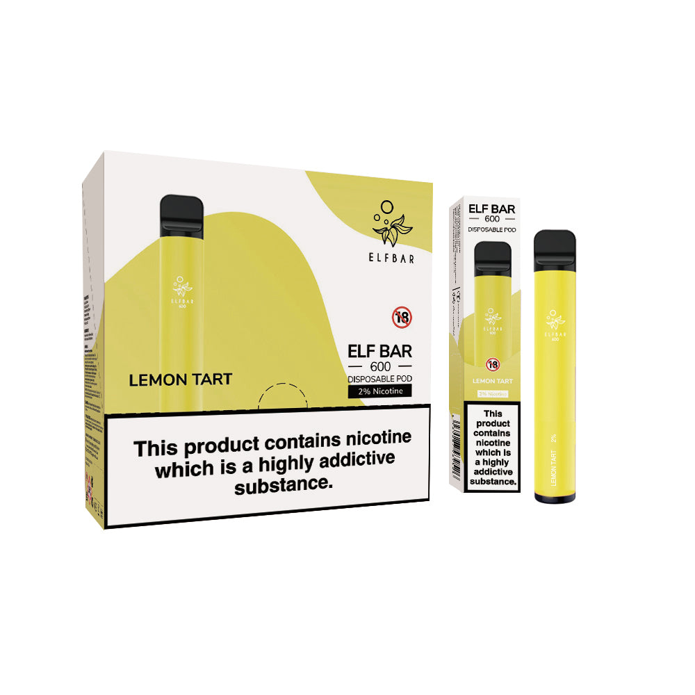 Elf Bar 600 Disposable Vapes 10 pack