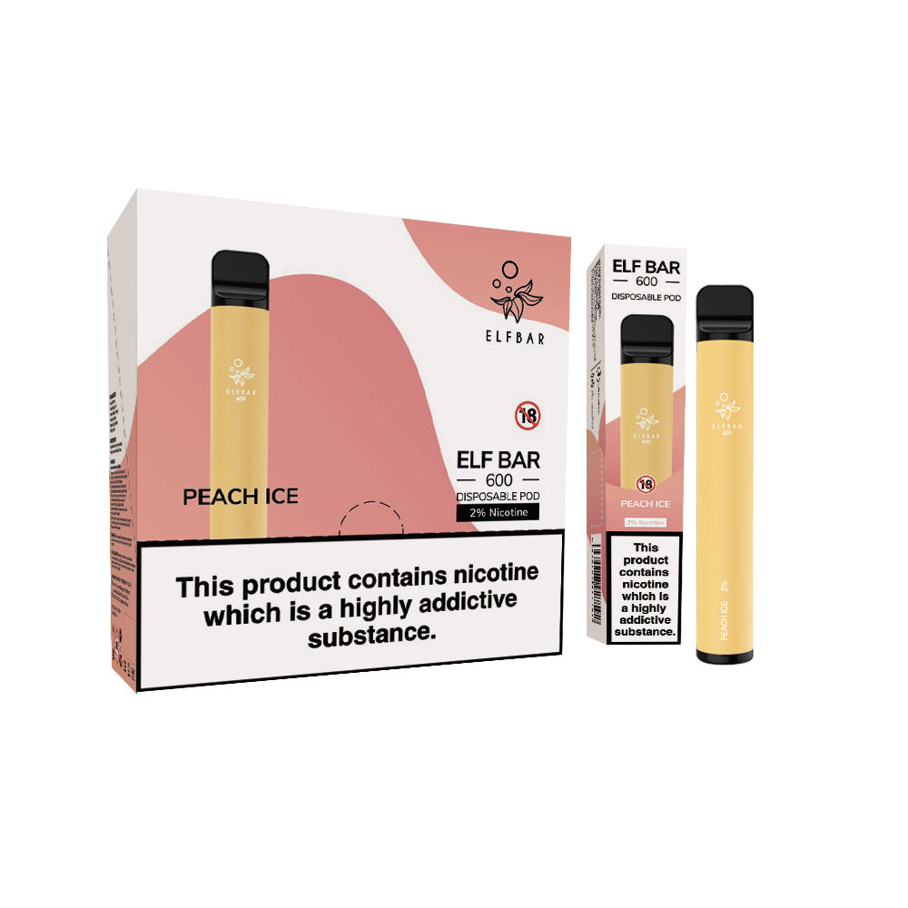 Elf Bar 600 Disposable Vapes 10 pack