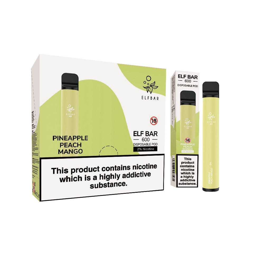 Elf Bar 600 Disposable Vapes 10 pack