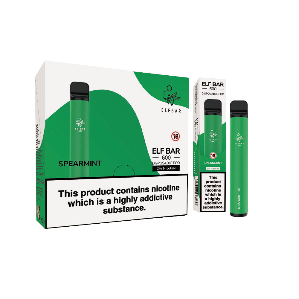 Elf Bar 600 Disposable Vapes 10 pack