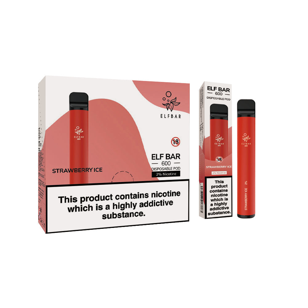 Elf Bar 600 Disposable Vapes 10 pack