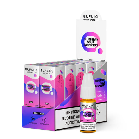 Elfliq Nic Salts 10ml 10mg and 20mg 1X10 pack
