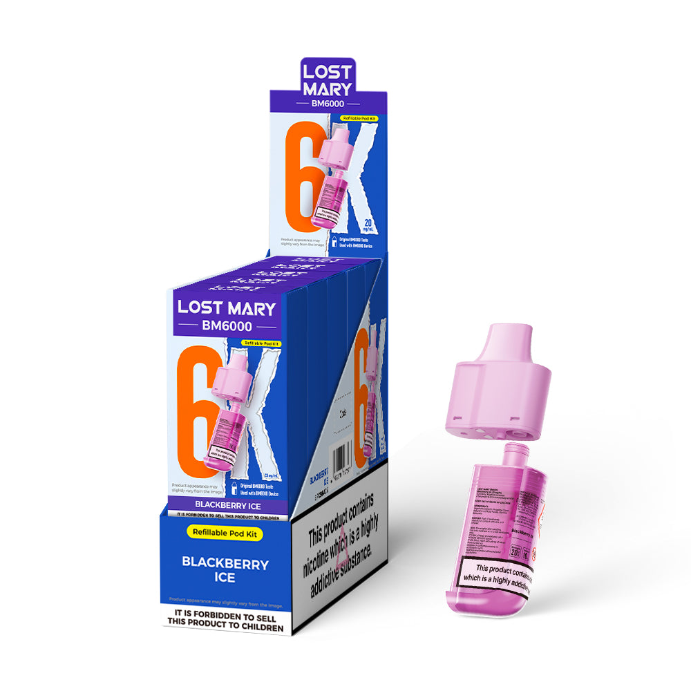 Lost Mary BM6000 Prefilled Kits 1X5 NEW Compliant