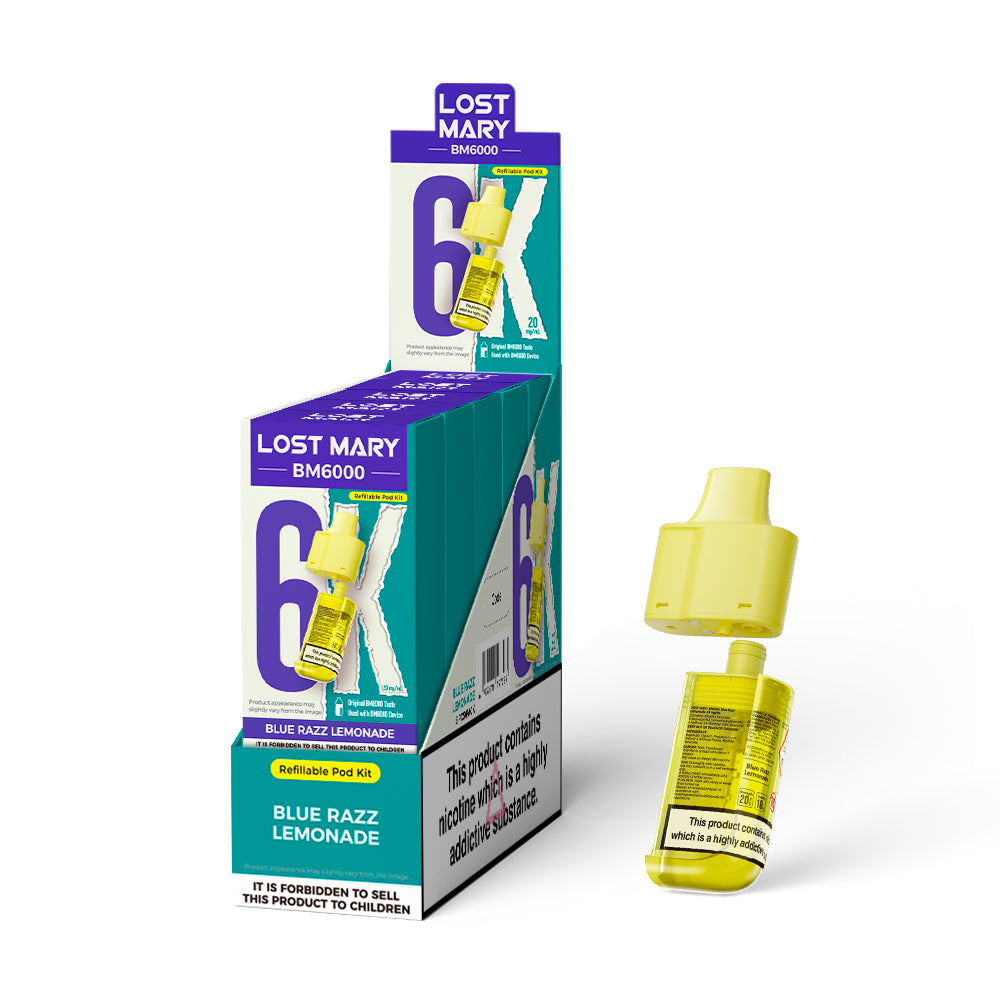 Lost Mary BM6000 Prefilled Kits 1X5 NEW Compliant
