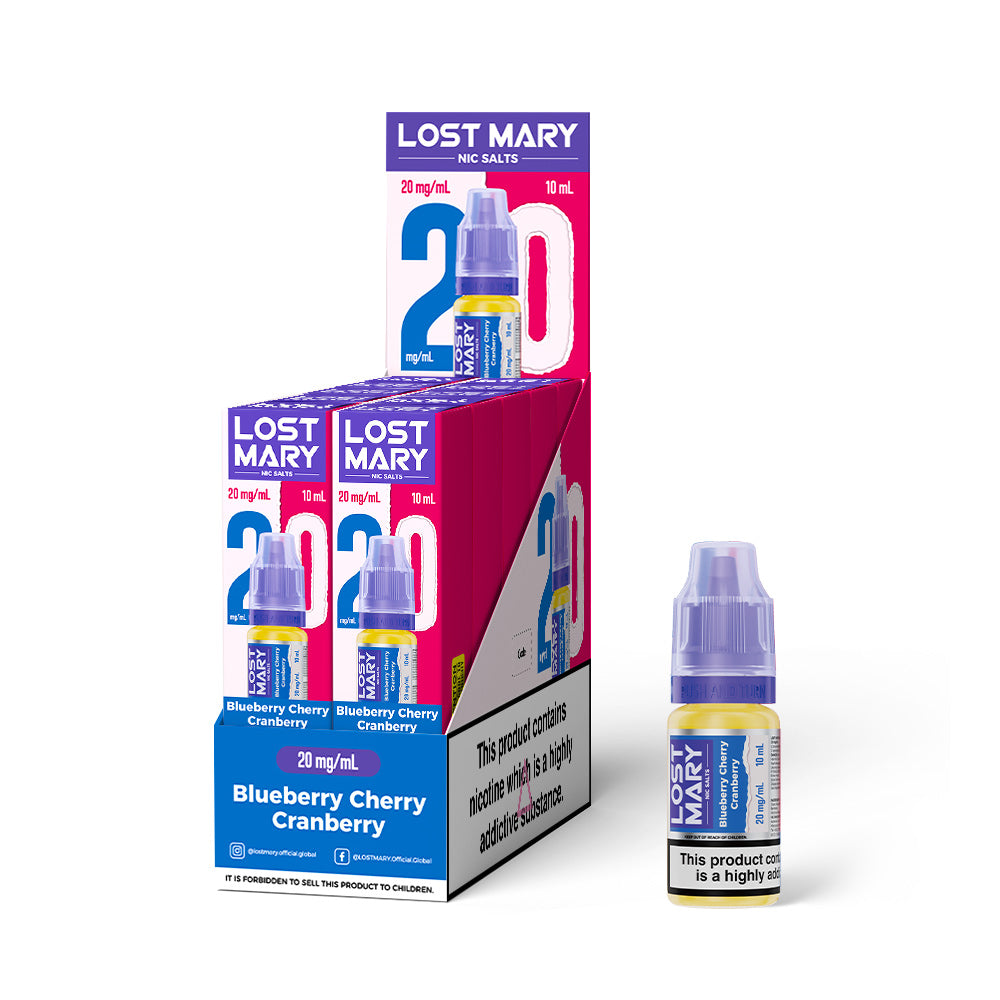Lost Mary Nic Salts 20mg 10ml 1X10 ***NEW***