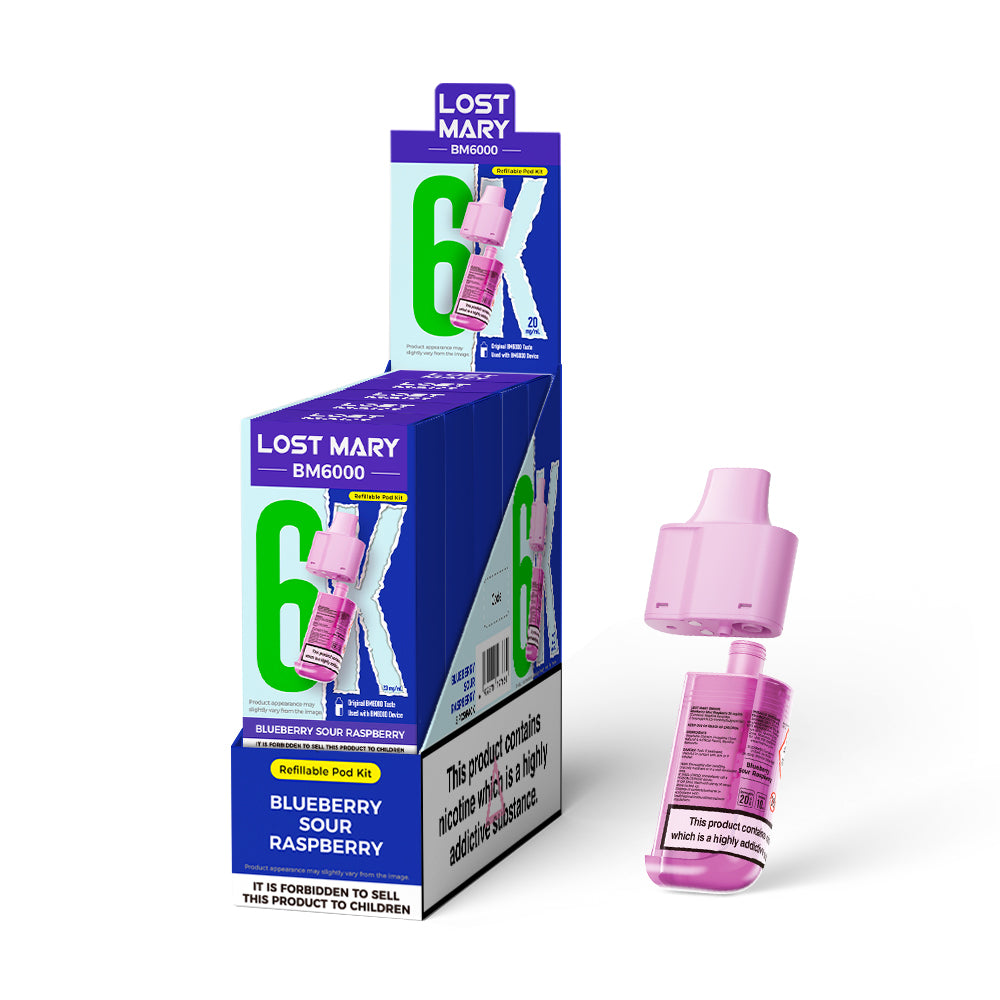 Lost Mary BM6000 Prefilled Kits 1X5 NEW Compliant