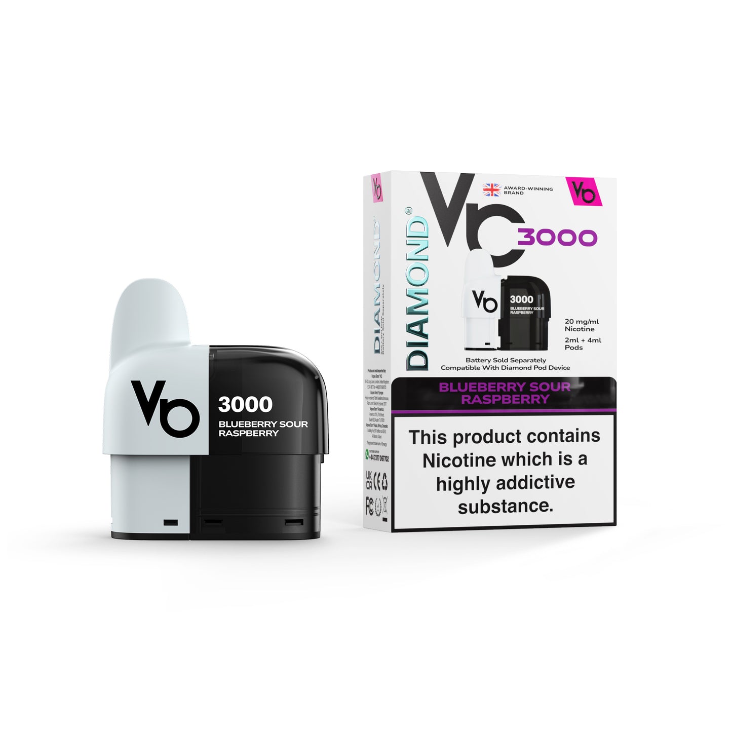 Diamond 3000 Prefilled Pods 1X10