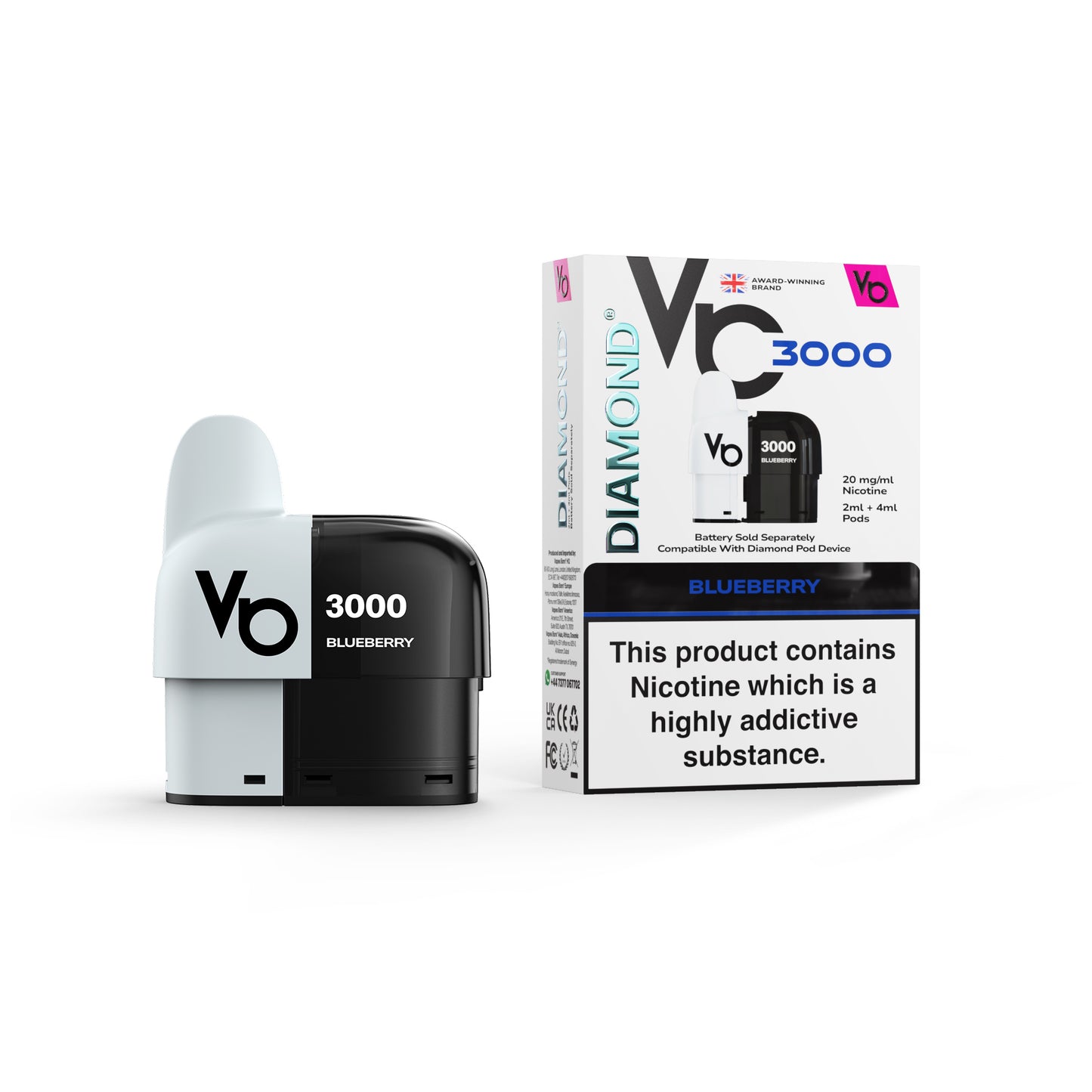 Diamond 3000 Prefilled Pods 1X10