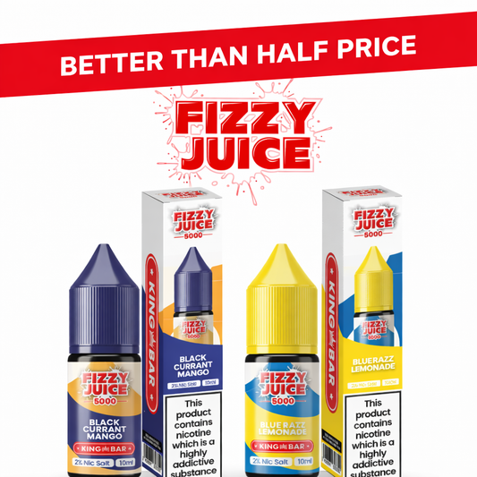Fizzy Juice 5000 Nic Salts 10ml 20mg 1X10 pack