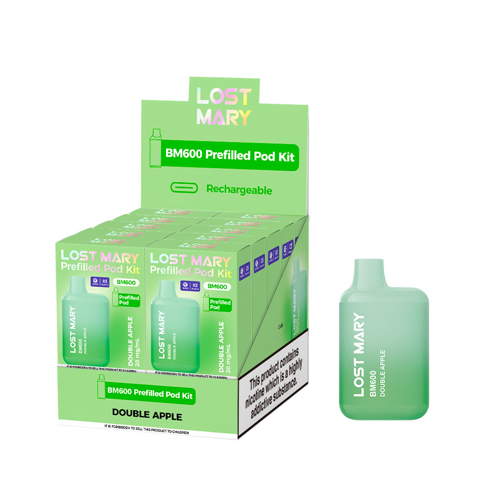 Lost Mary BM600 Prefilled Kits 1X10 NEW Compliant