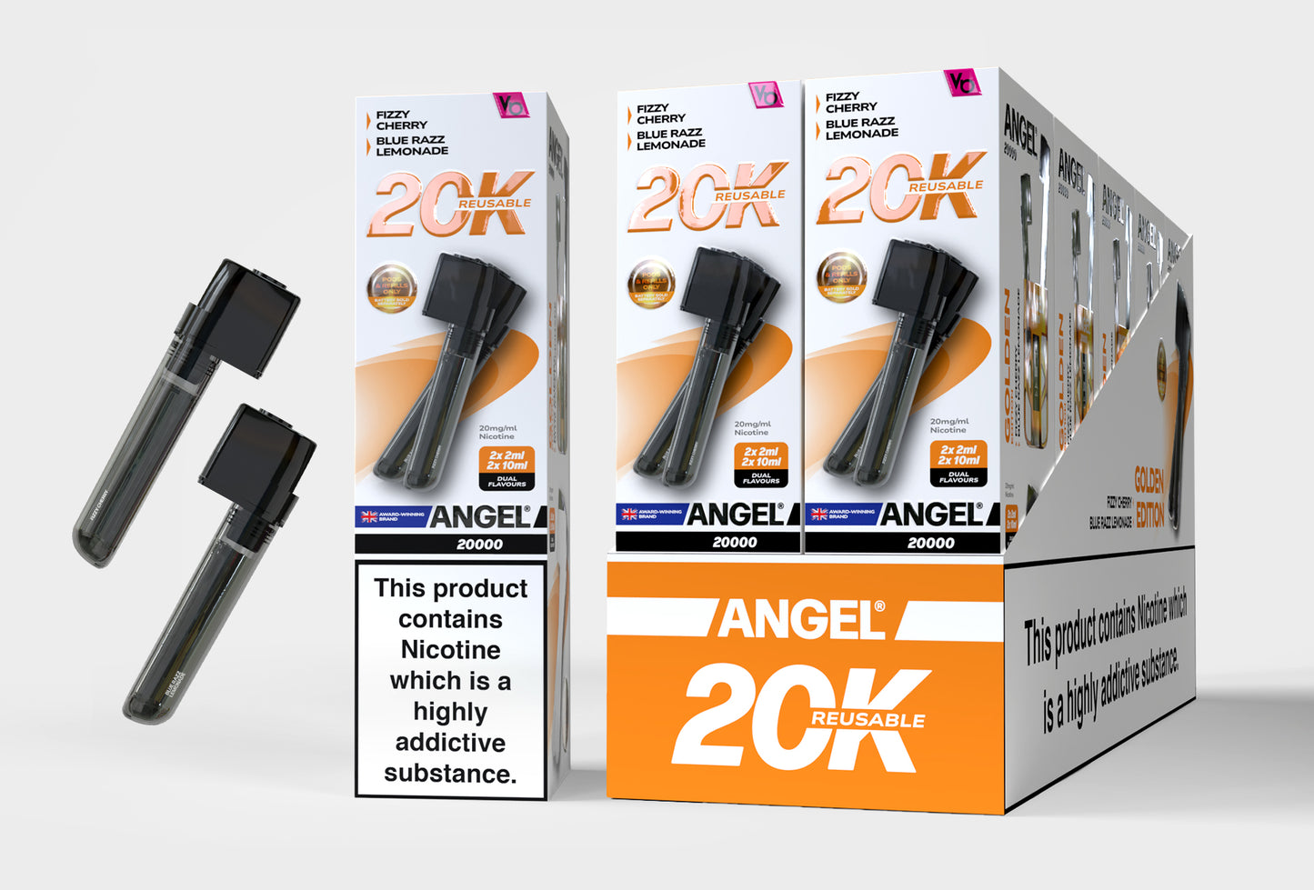 Angel 20000 Prefilled Pods 1X10