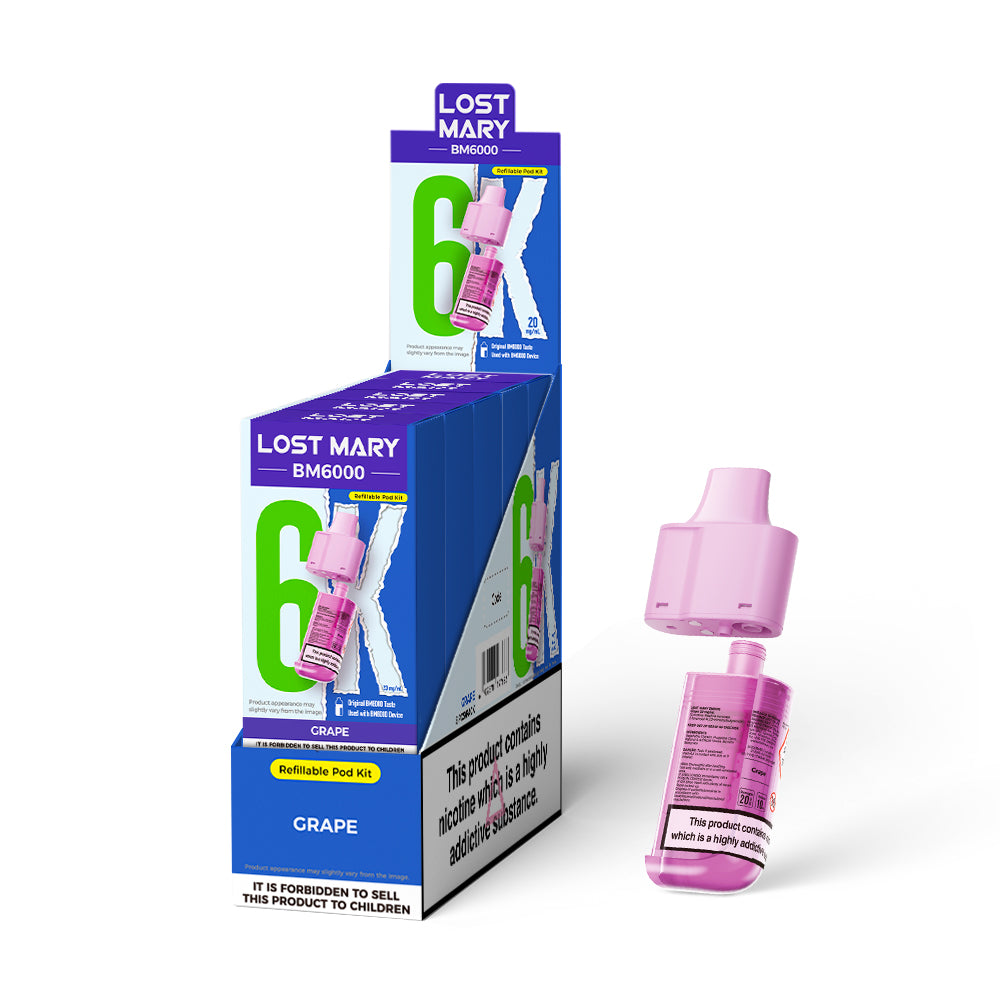 Lost Mary BM6000 Prefilled Kits 1X5 NEW Compliant