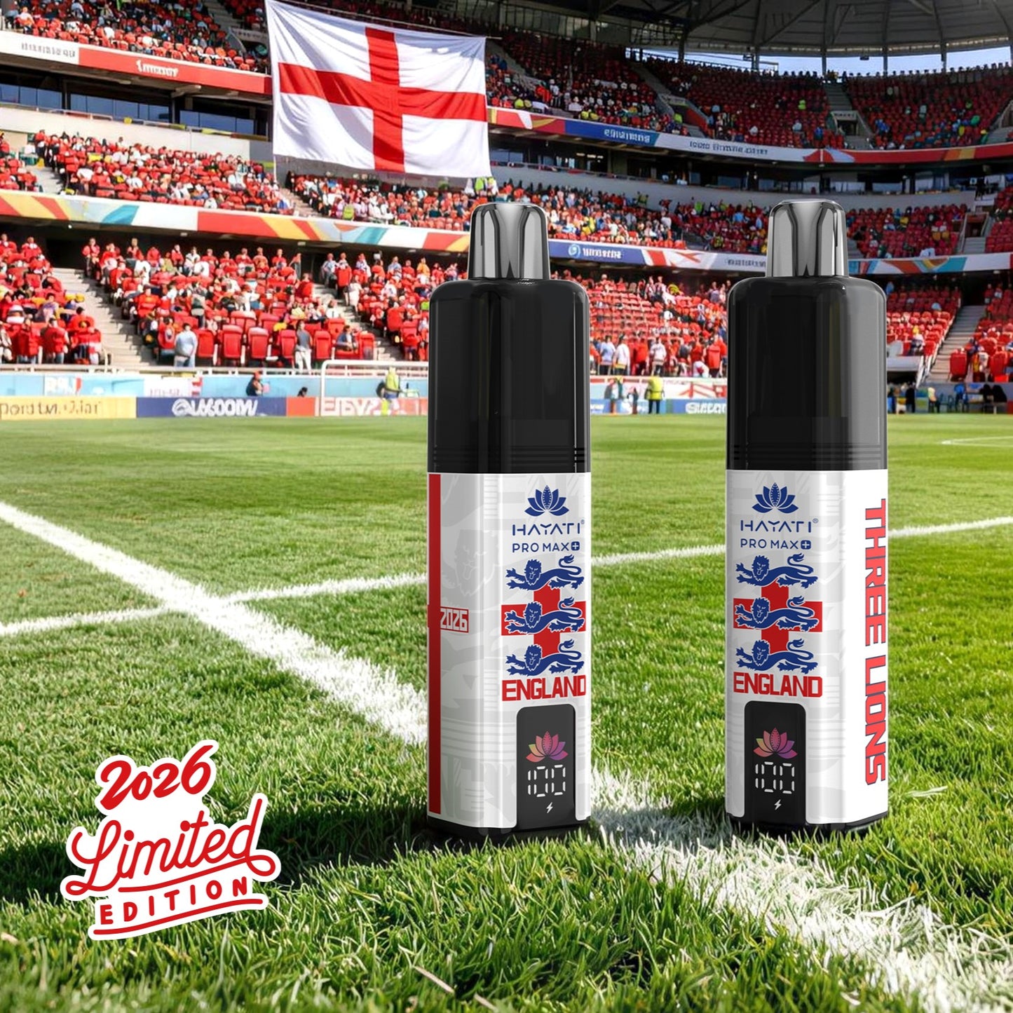 Hayati Pro Max 6000+ World Cup Edition - England Prefilled Kits 1X5