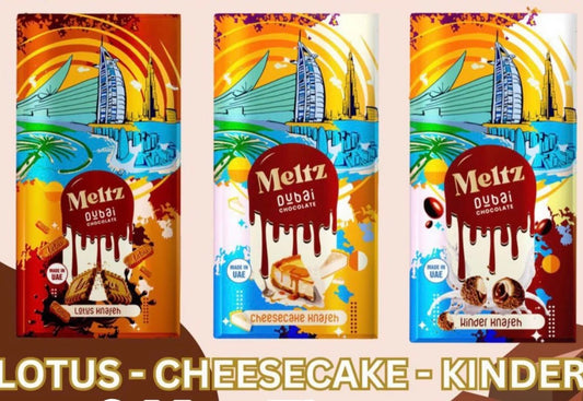 Meltz Dubai Chocolate Bar with Lotus Knafeh 192g