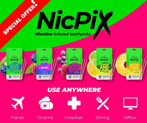 NicPix Nicotine Infused Toothpicks 10mg