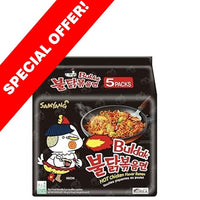 Samyang Buldak Hot Chicken Flavour Ramen Noodles 140g 1X5 *SPECIAL OFFER*