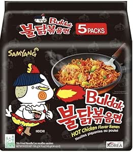 Samyang Buldak Hot Chicken Flavour Ramen Noodles 1X5