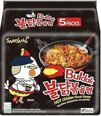 Samyang Buldak Hot Chicken Flavour Ramen Noodles 140g 1X5 *SPECIAL OFFER*