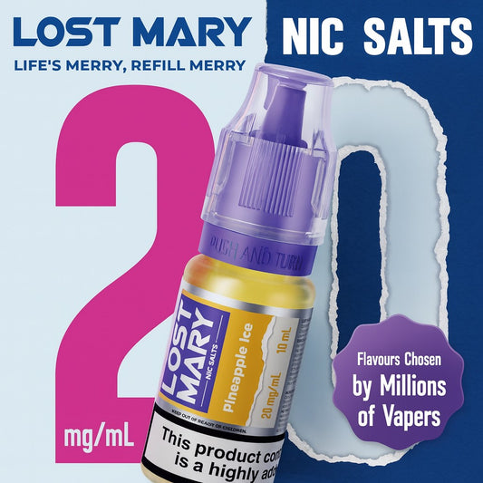 Lost Mary Nic Salts 20mg 10ml 1X10 ***NEW***