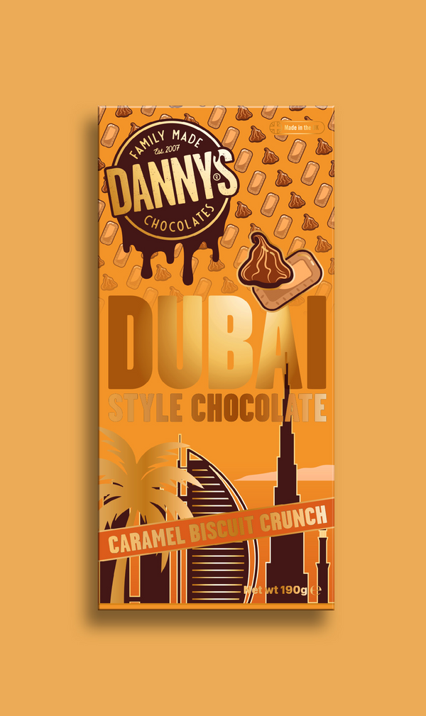 DD Dubai Style Chocolate - Caramel Biscuit Crunch 190g