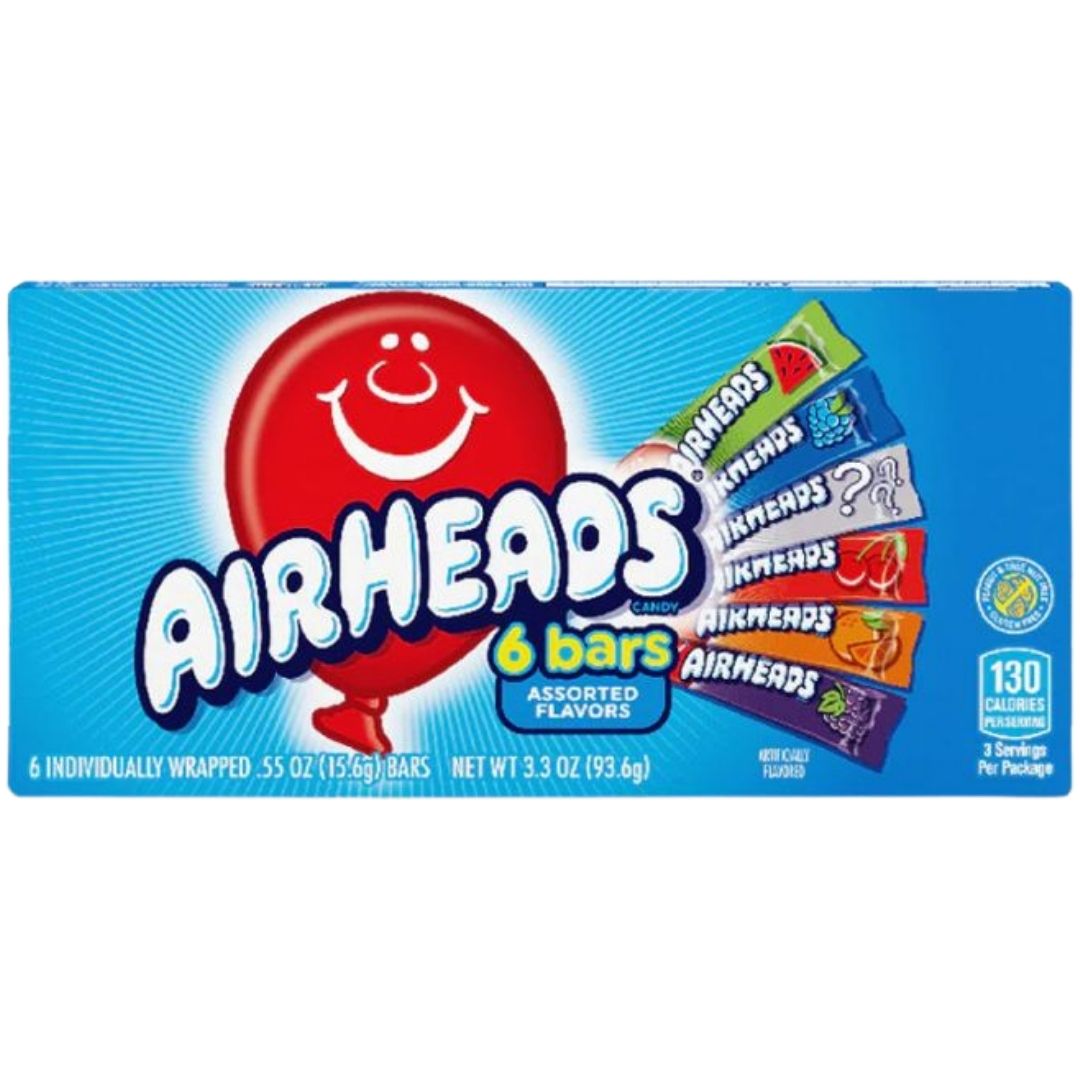 Airheads 6 Bars Theatre Boxes 1X12 93g