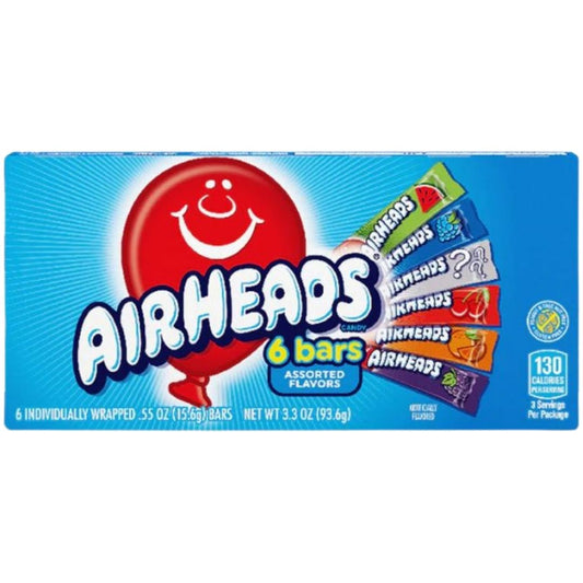 Airheads 6 Bars Theatre Boxes 1X12 93g