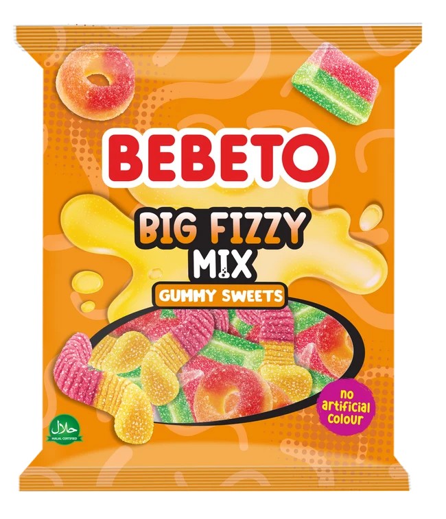 Bebeto Big Fizzy Mix 150g 1X10 ***NEW***