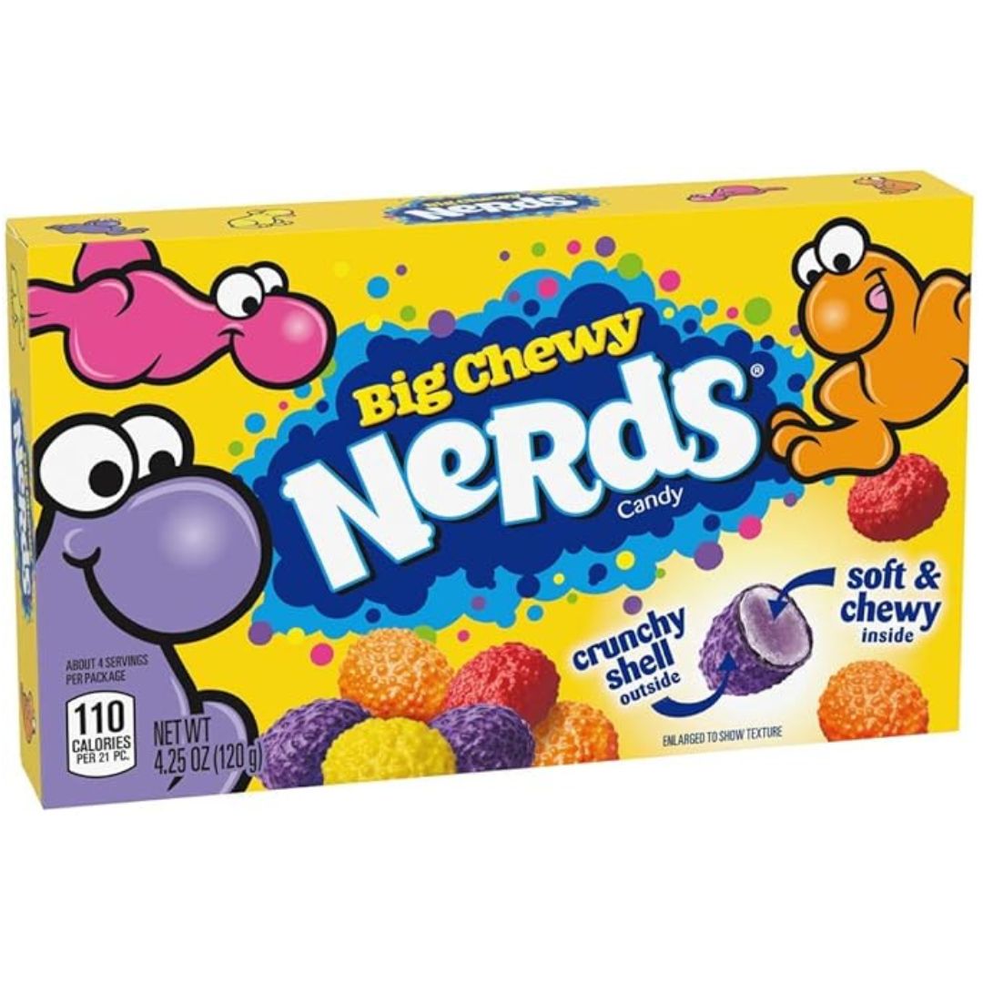 Nerds Big Chewy Theatre Boxes 120g 1X12