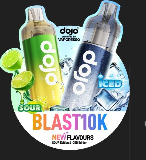 dojo vape flavors Dojo Blast 10K by Vaporesso Prefilled Kits 1X5 Compliant – iVape Direct Wholesale
