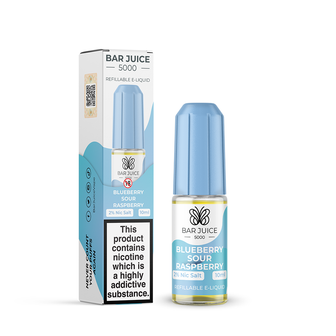 Bar Juice 5000 Nic Salts 10mg and 20mg 10ml 1X10