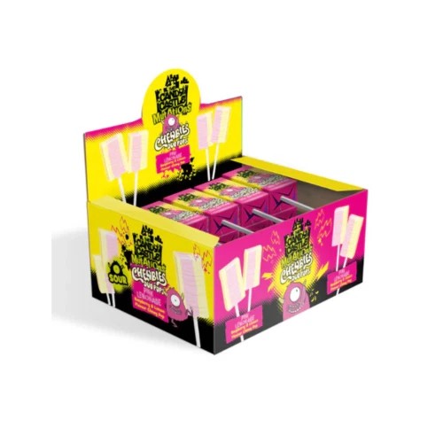 Candy Castle Crew Chewbies Duo Pops Sour Pink Lemonade 10g 1X30 ***NEW***