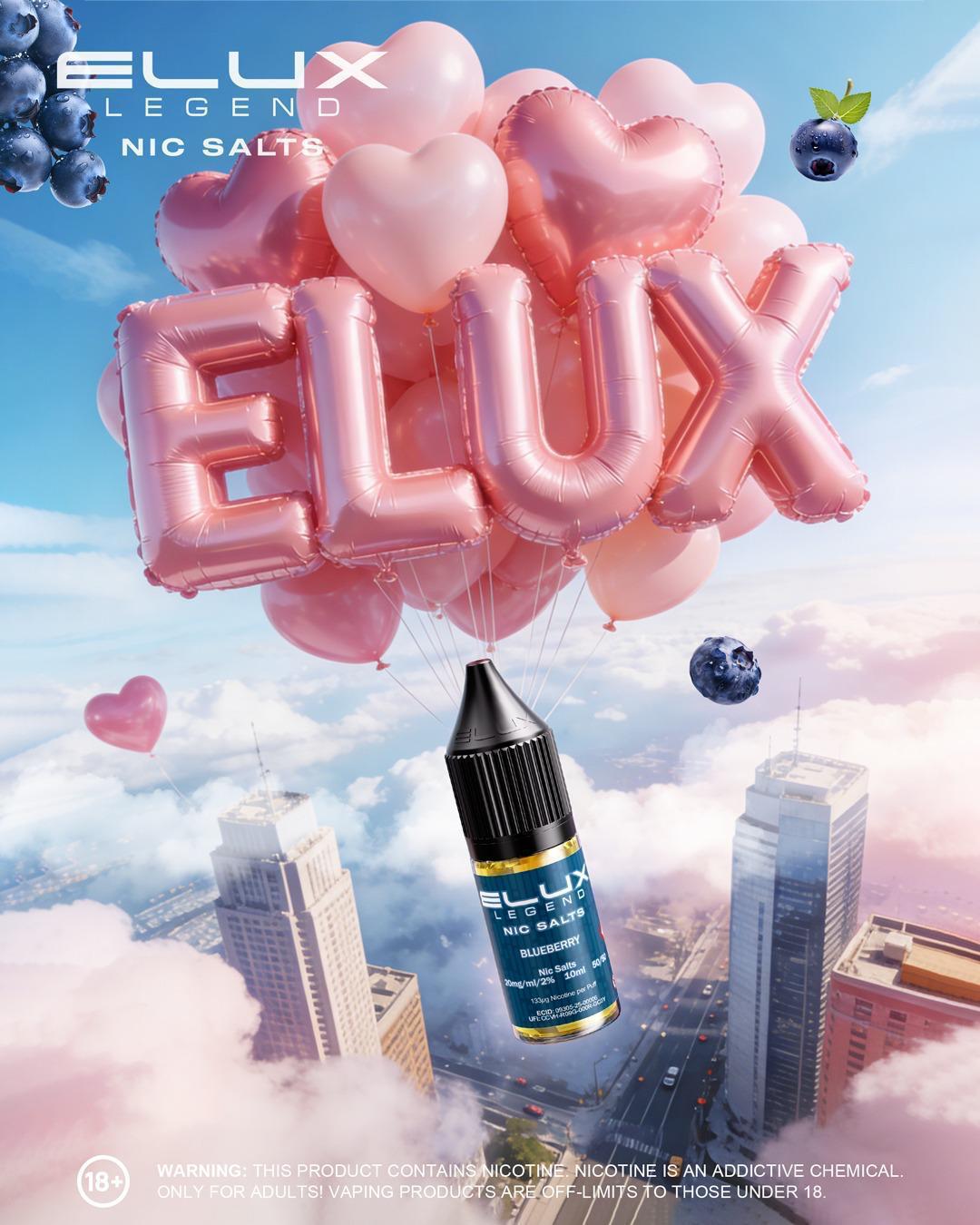 Elux Legend Nic Salts 10ml 10mg/20mg 1X10 pack