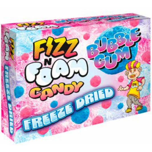 Fizz N Foam Freeze Dried Bubblegum 1X12 40g