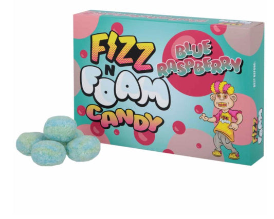 Fizz N Foam Blue Raspberry 40g 1X12