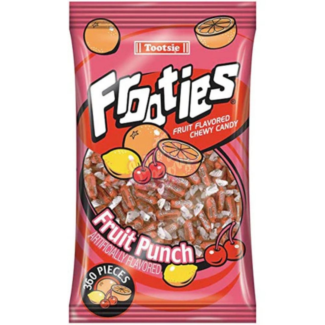 Tootsie Frooties Fruit Punch Single Bag 1100g