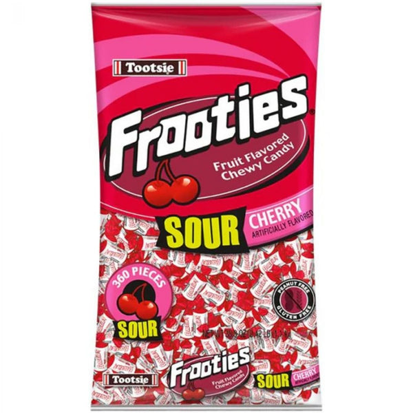 Tootsie Frooties Sour Cherry Single Bag 1100g