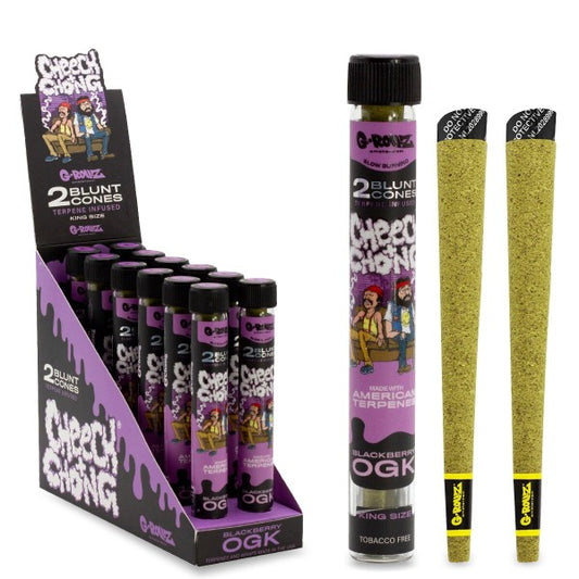 G-Rollz Cheech & Chong Blackberry Blunt Cones 1X12 ***NEW***