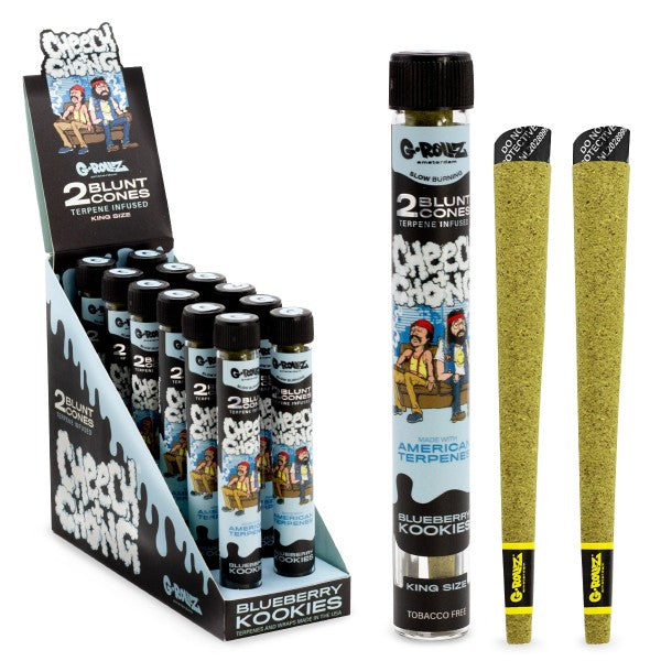 G-Rollz Cheech & Chong Blueberry Kookies Blunt Cones 1X12