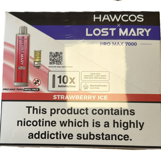 Lost Mary - Hawcos X Lost Mary Pro Max 7000 Prefilled Pods 1X5 ***NEW***