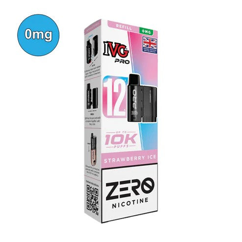 IVG Pro 12 0mg Nicotine Free Prefilled Pods 1X5 ***NEW***