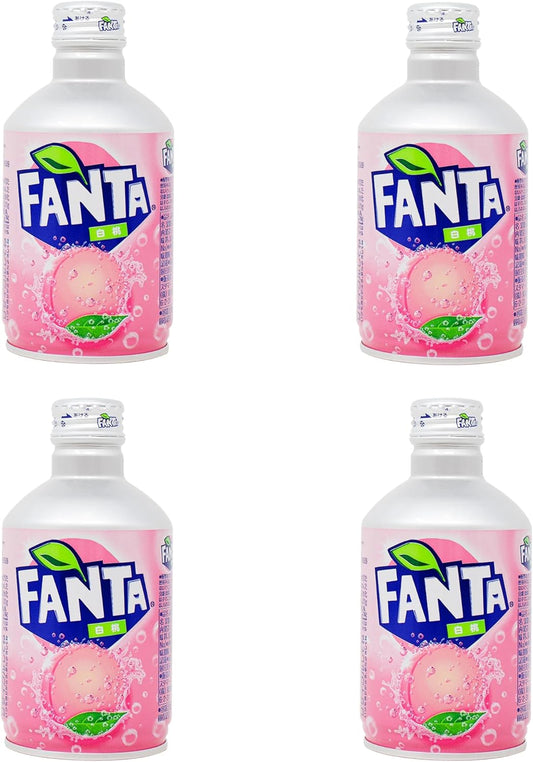 Japanese Fanta 300ml - White Peach (Pink) 1X24