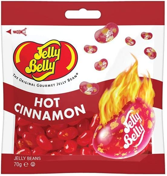 Jelly Belly Hot Cinnamon Jelly Beans 70g 1X12