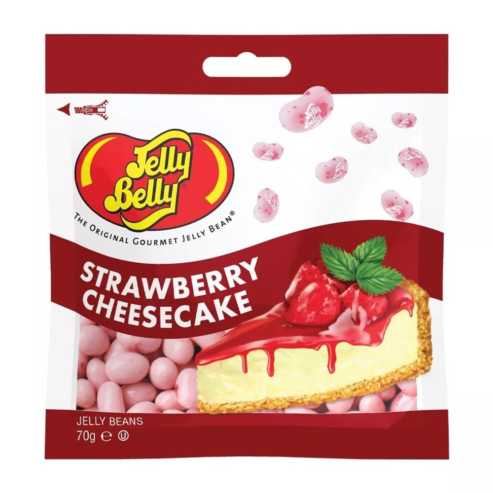 Jelly Belly Strawberry Cheesecake Jelly Beans 70g 1X12 ***PAST BEST BEFORE***