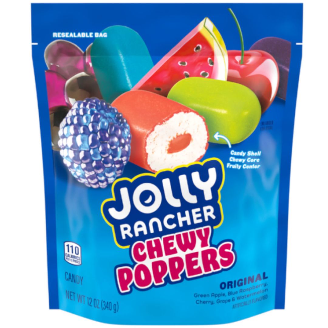 Jolly Rancher Chewy Poppers 340g 1X8