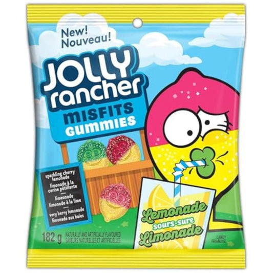 Jolly Rancher Misfits Gummies Lemonade Sours 182g 1X10