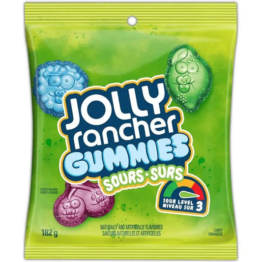 Jolly Rancher Gummies Sours 182g 1X10